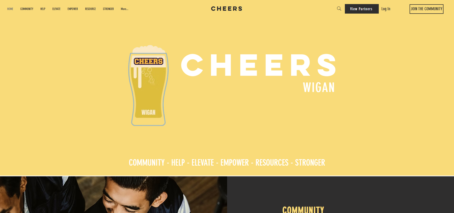 Cheers Wigan - Hospitality Community website screenshot