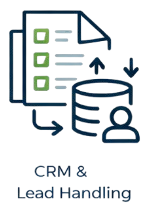 Built-in CRM & Lead Handling