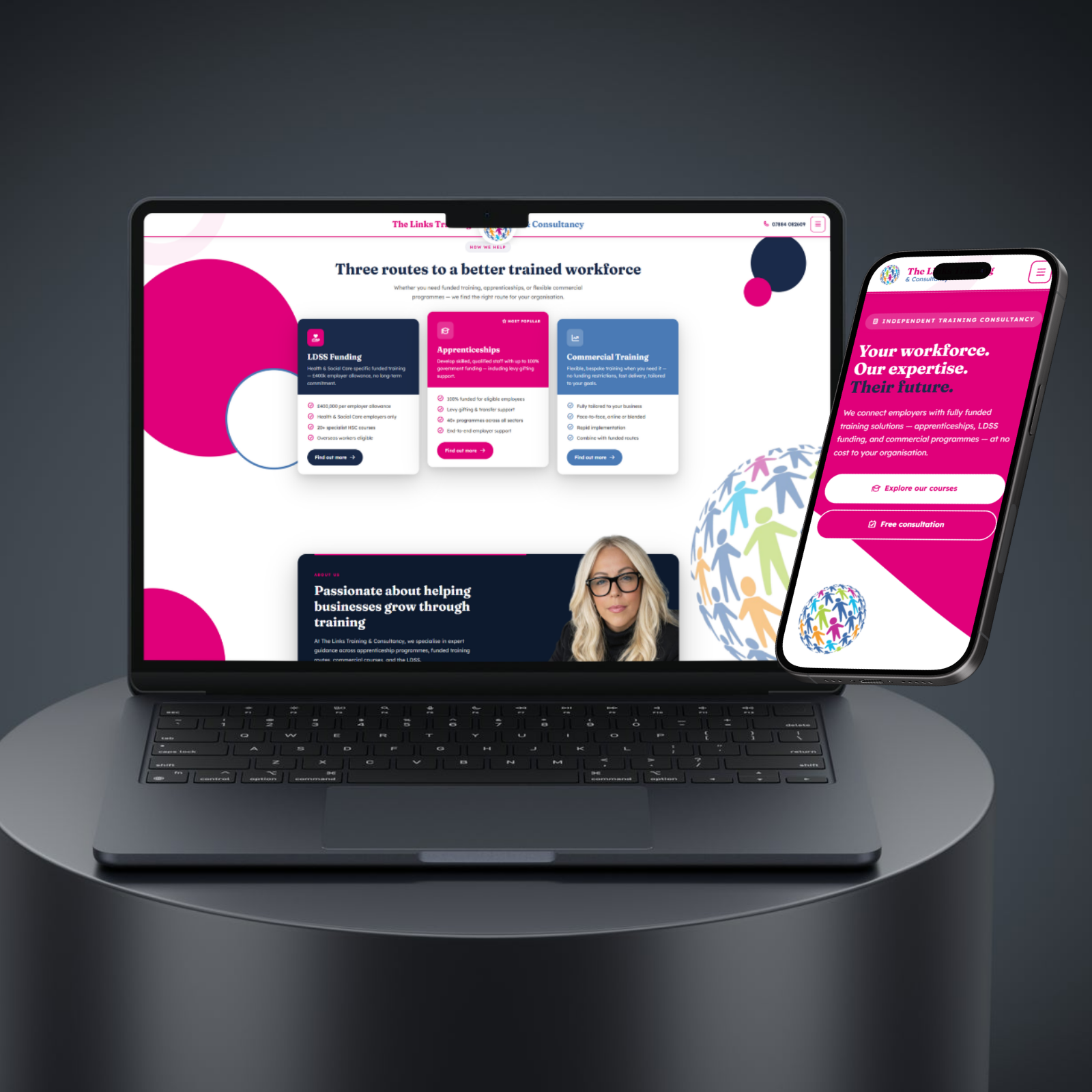 The Links Training & Consultancy — Training & Consultancy case study by Mako Digital