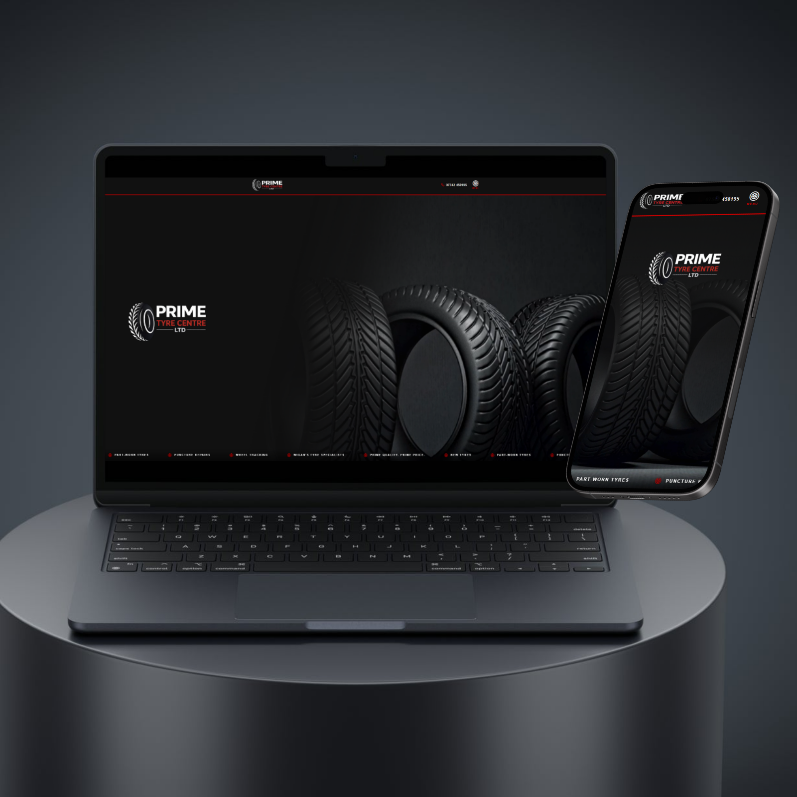 Prime Tyres — Tyre Garage / Motor Trade case study by Mako Digital