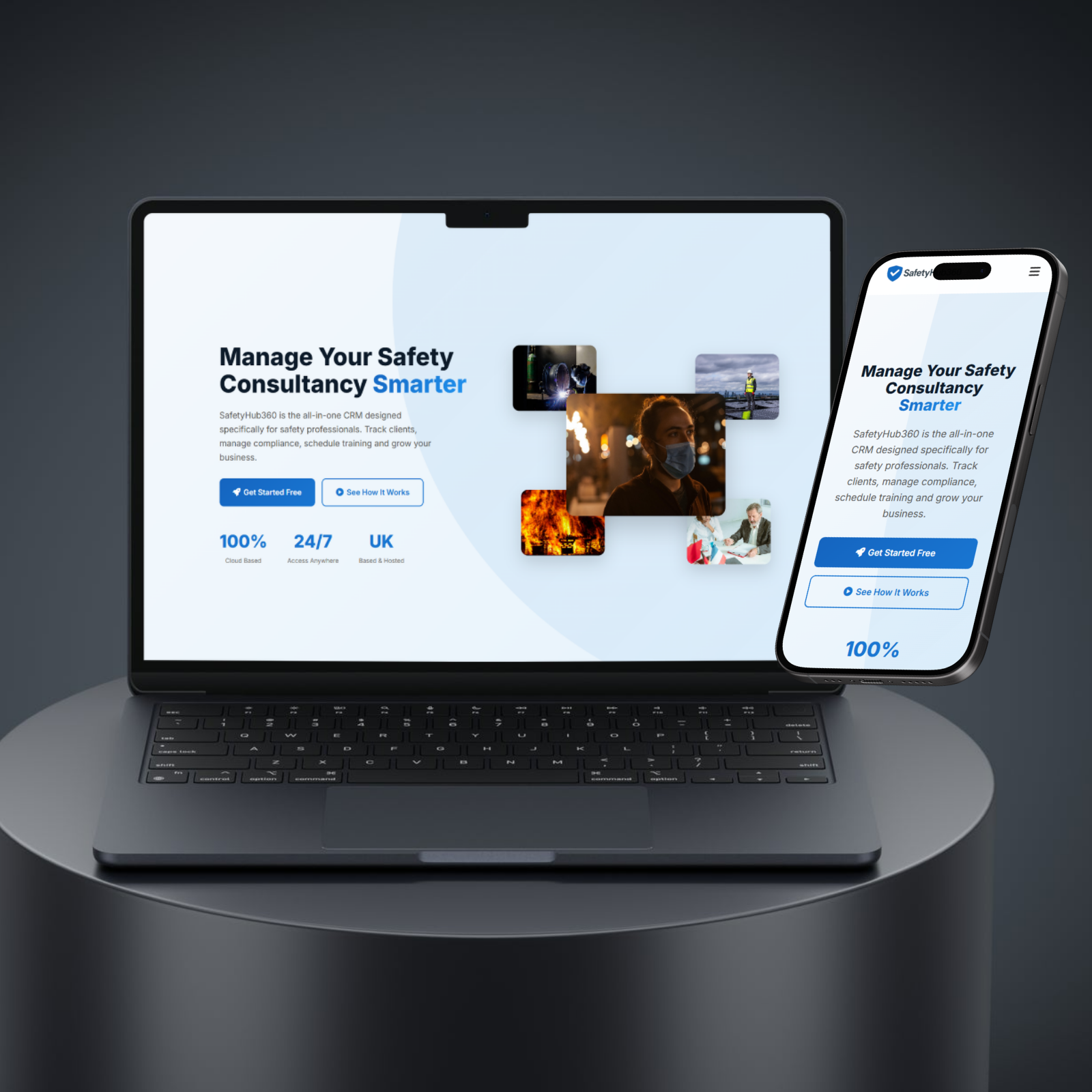 SafetyHub360 — Health & Safety Education case study by Mako Digital