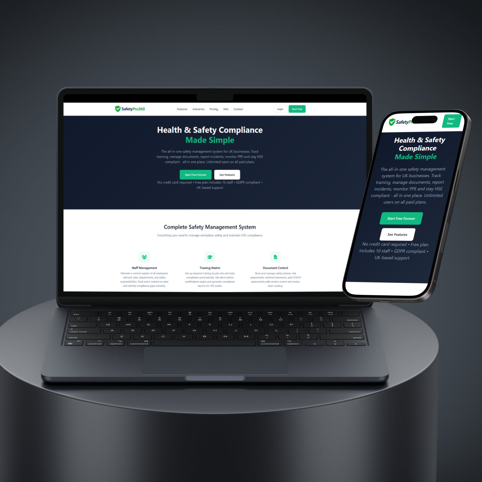 SafetyPro360 — Health & Safety built by Mako Digital
