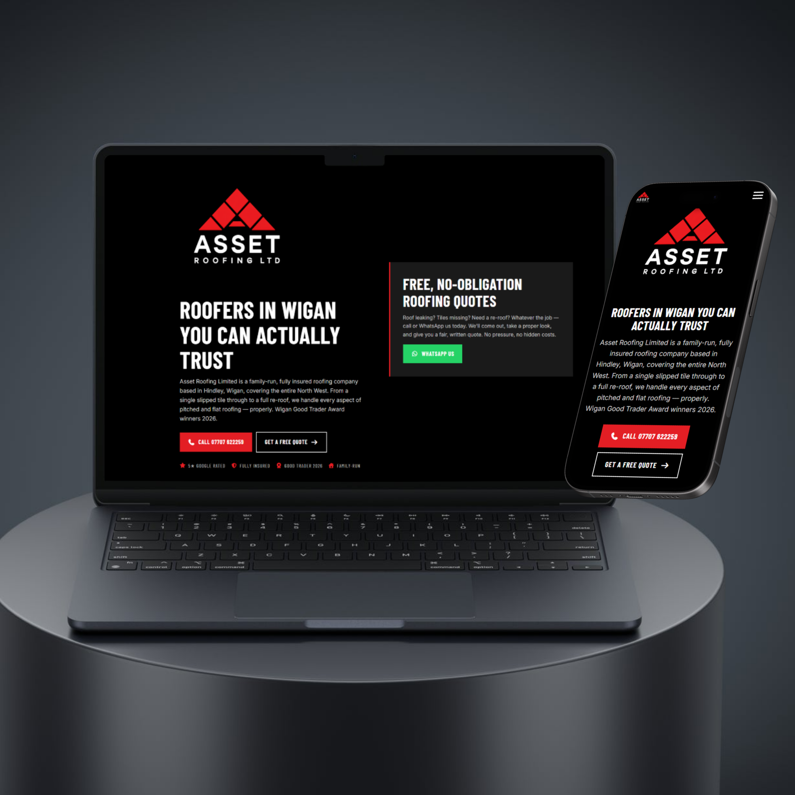 Asset Roofing Limited — Roofing / Trade case study by Mako Digital