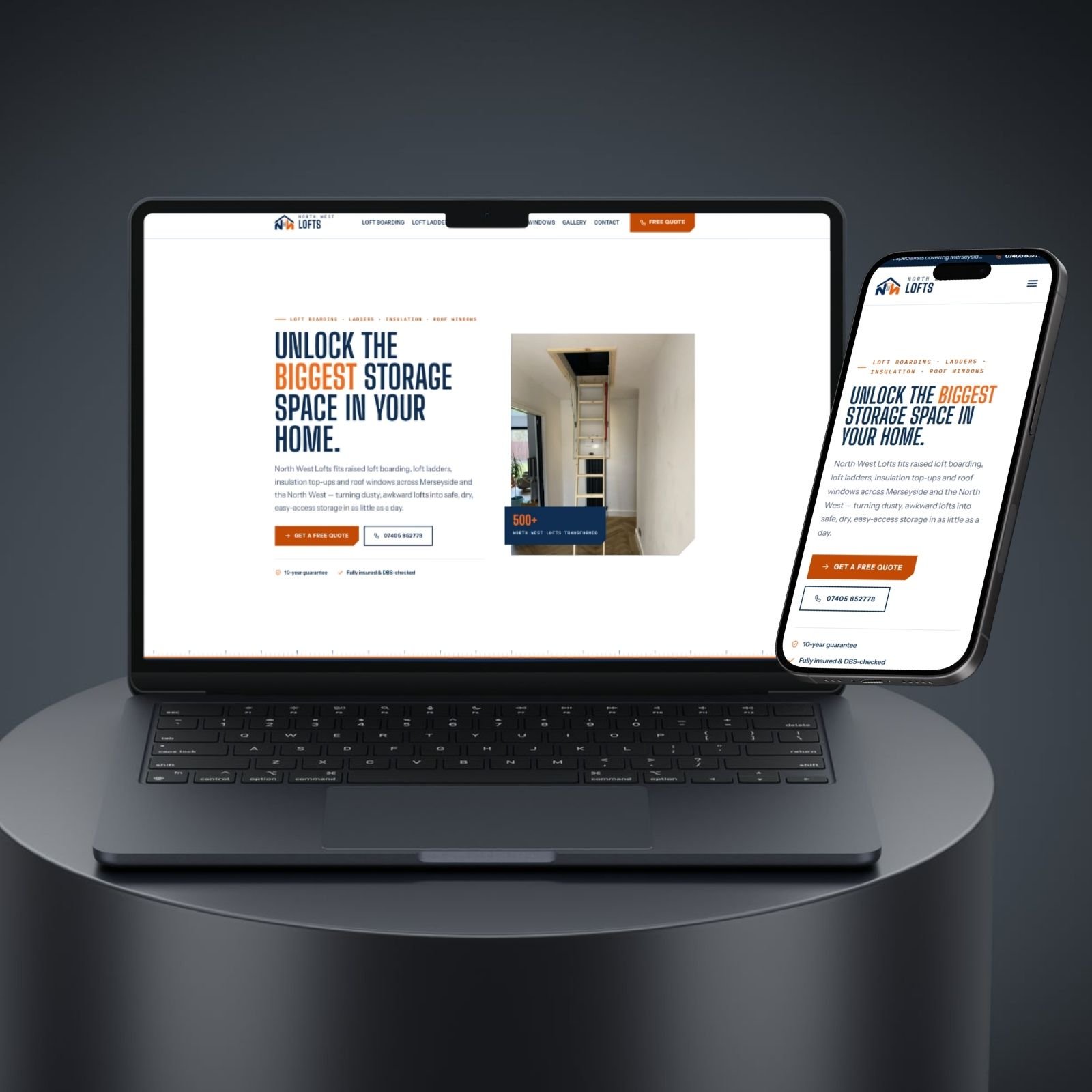 North West Lofts — Loft Services case study by Mako Digital